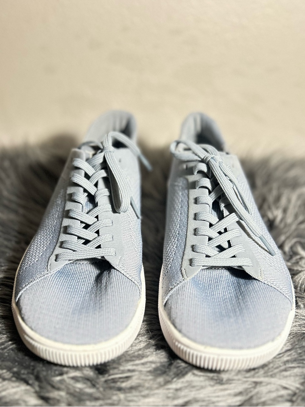 Flux Adapt Trainer Concrete Grey Barefoot Knit Blue Sneakers Size W’s 9 M’s 8 - Picture 9 of 10